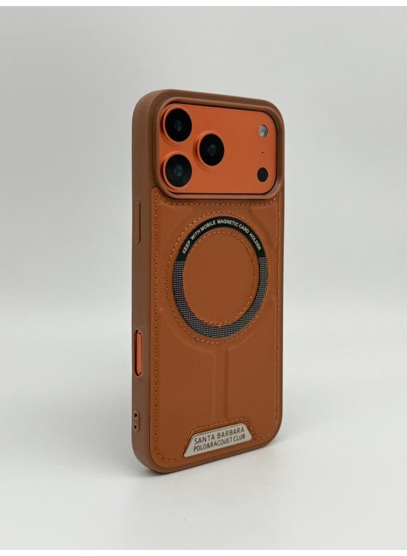 general Santa Barbara Polo & Racouet Club Edition Magsafe Leather Case for Apple iPhone 17 Pro Max | Premium Magnetic & Shockproof Protection - Image 3